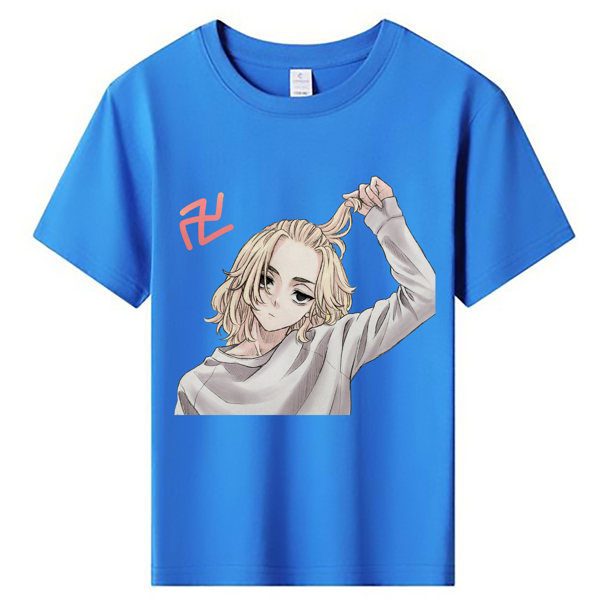 （画像用） 東京リベンジャーズ Tokyo Revengers 綿100％キッズTシャツ（フロントプリント）